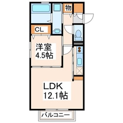 オーピュール城西の物件間取画像